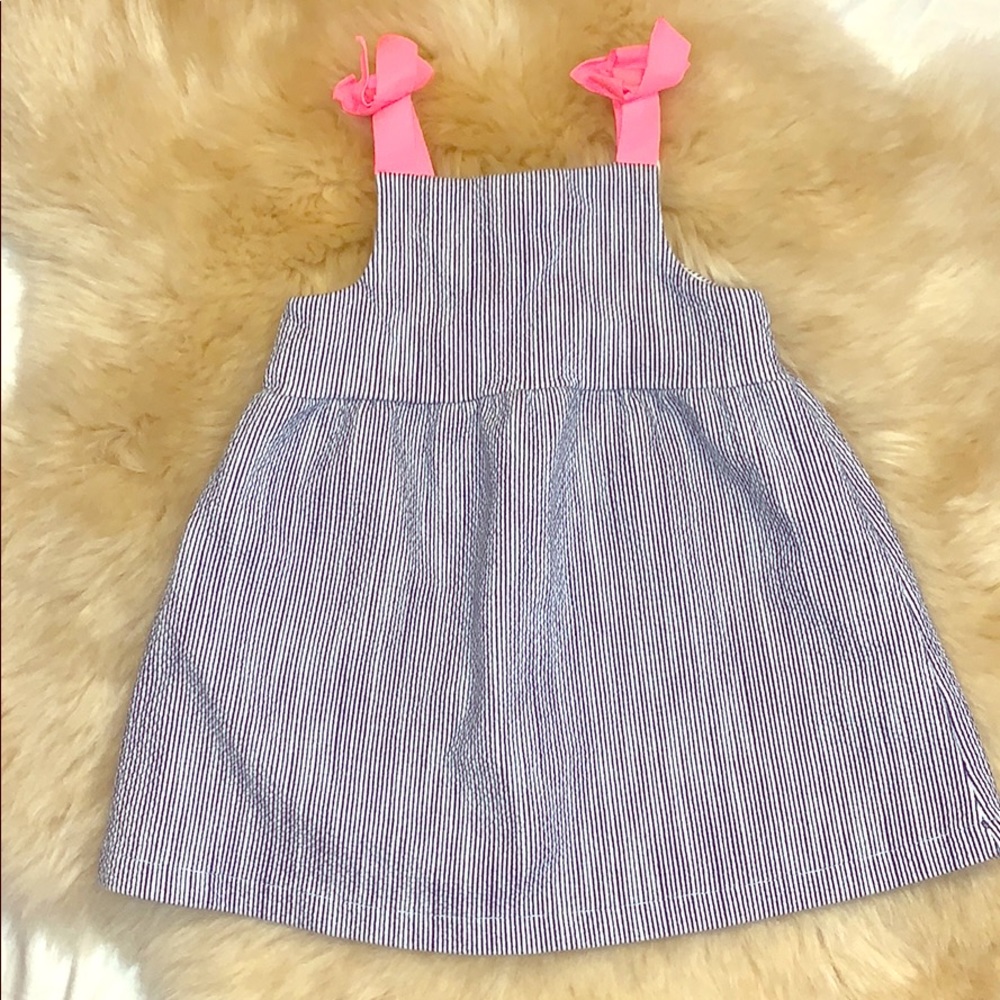 Zara BabyGirl Jacquard striped dress